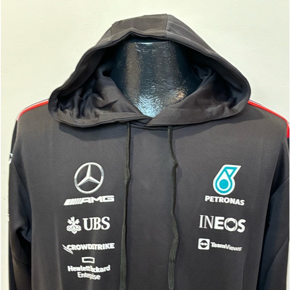 Formula 1 Mercedes Benz Pirelli Hooded Sweatshirt Unisex - Picture 6 of 10